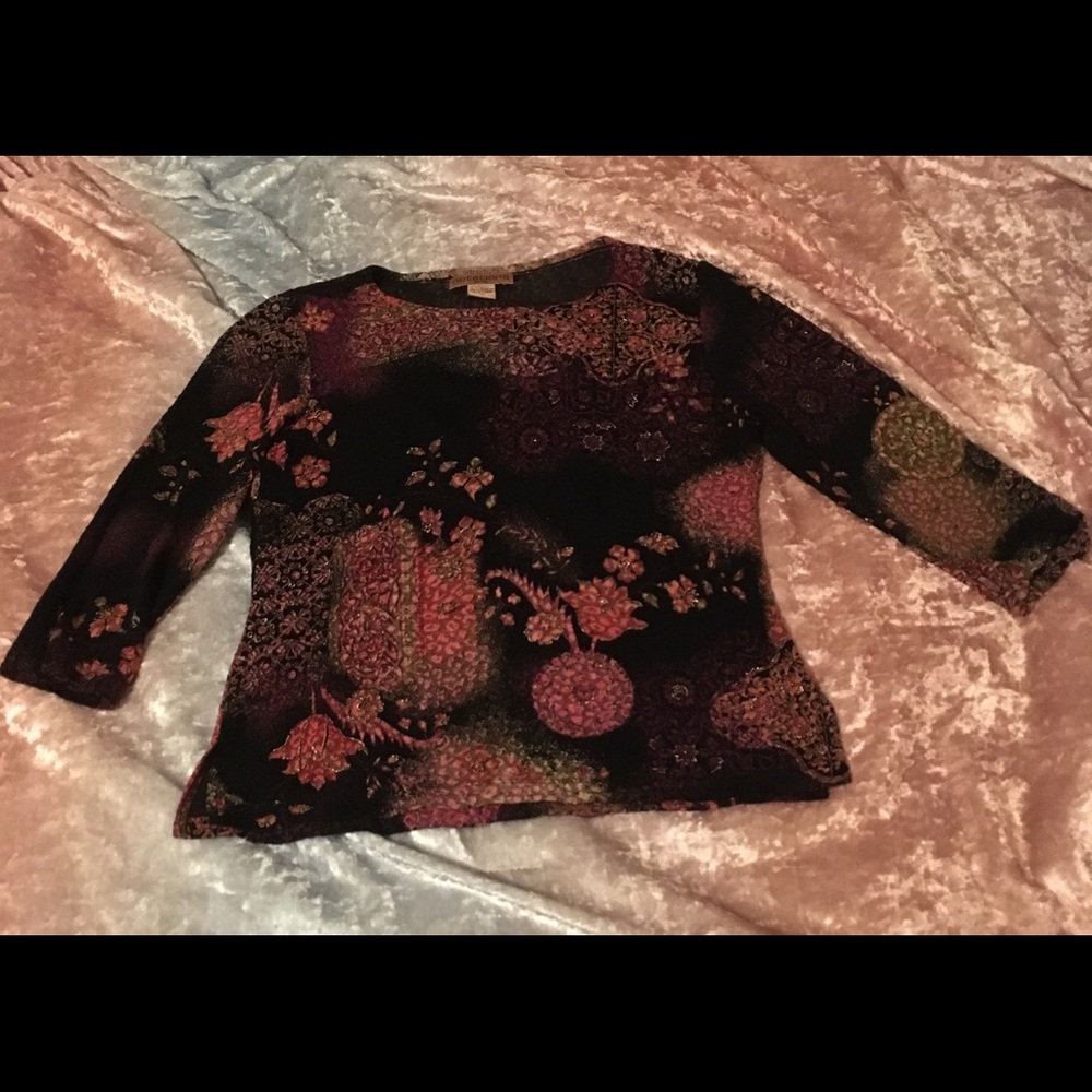 Notations blouse size Petite Medium.  Like new!